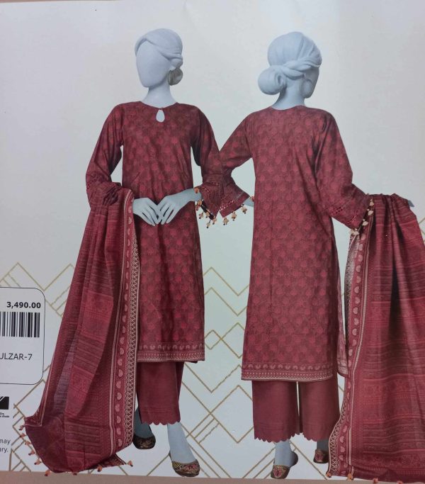 J. light khaddar 3pc