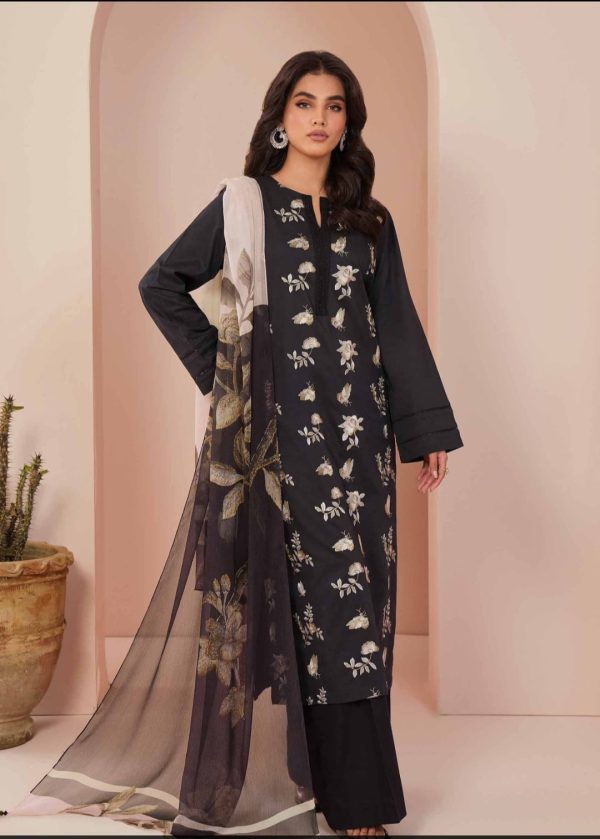 NISHAT UNSTITCHED EMBROIDERED CAMBRIC 3PC