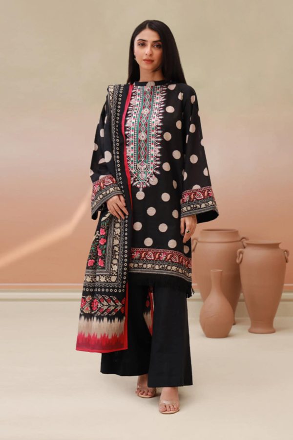 ZELLBURY UNSTITCHED EMBROIDERED KHADDAR 3PC