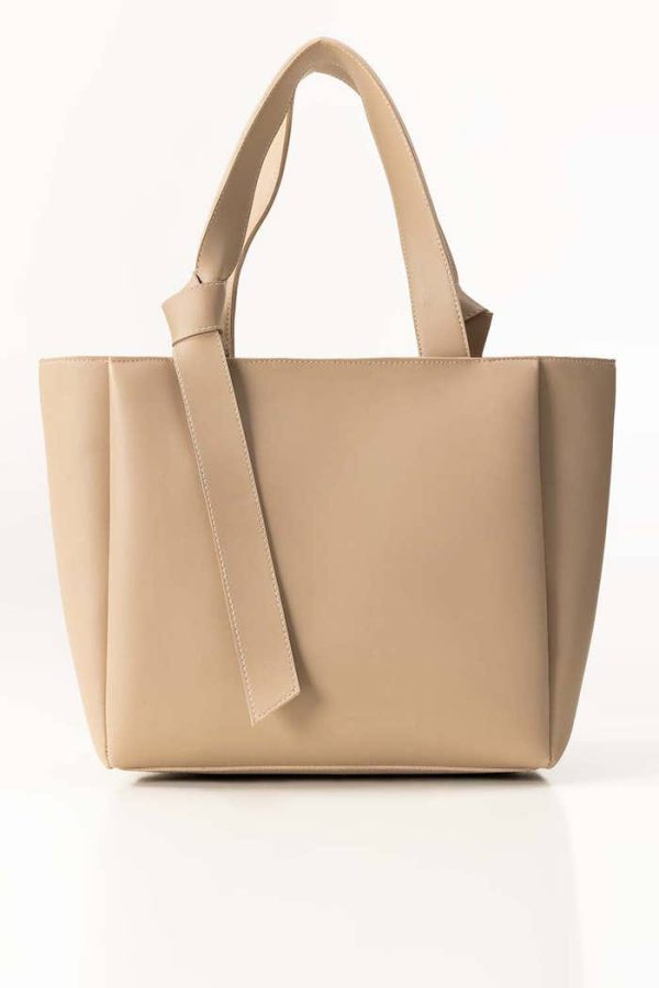 IDEAS BEIGE TOTE BAG